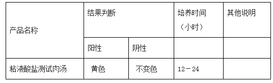 粘液酸測試肉湯